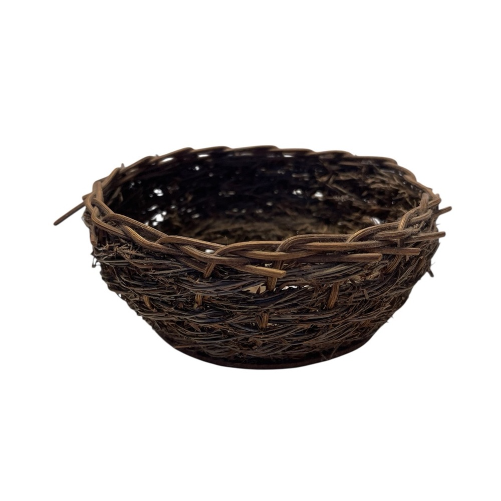 Twig Basket 6" x 3". Pre owned